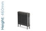 PA-PIM-460-TH - Paladin Pimlico 2 Column Cast Iron Radiator H460mm x W1731mm PA-PIM-460-TH - Paladin Pimlico 2 Column Cast Iron Radiator H460mm x W1731mm